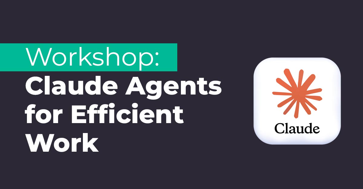Workshop: Claude Agents for Efficient Work - юни 2026 icon